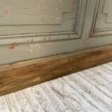 XXL walnut trade counter with multiple drawers