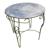 Mid century painted iron patio or garden table, 1960s