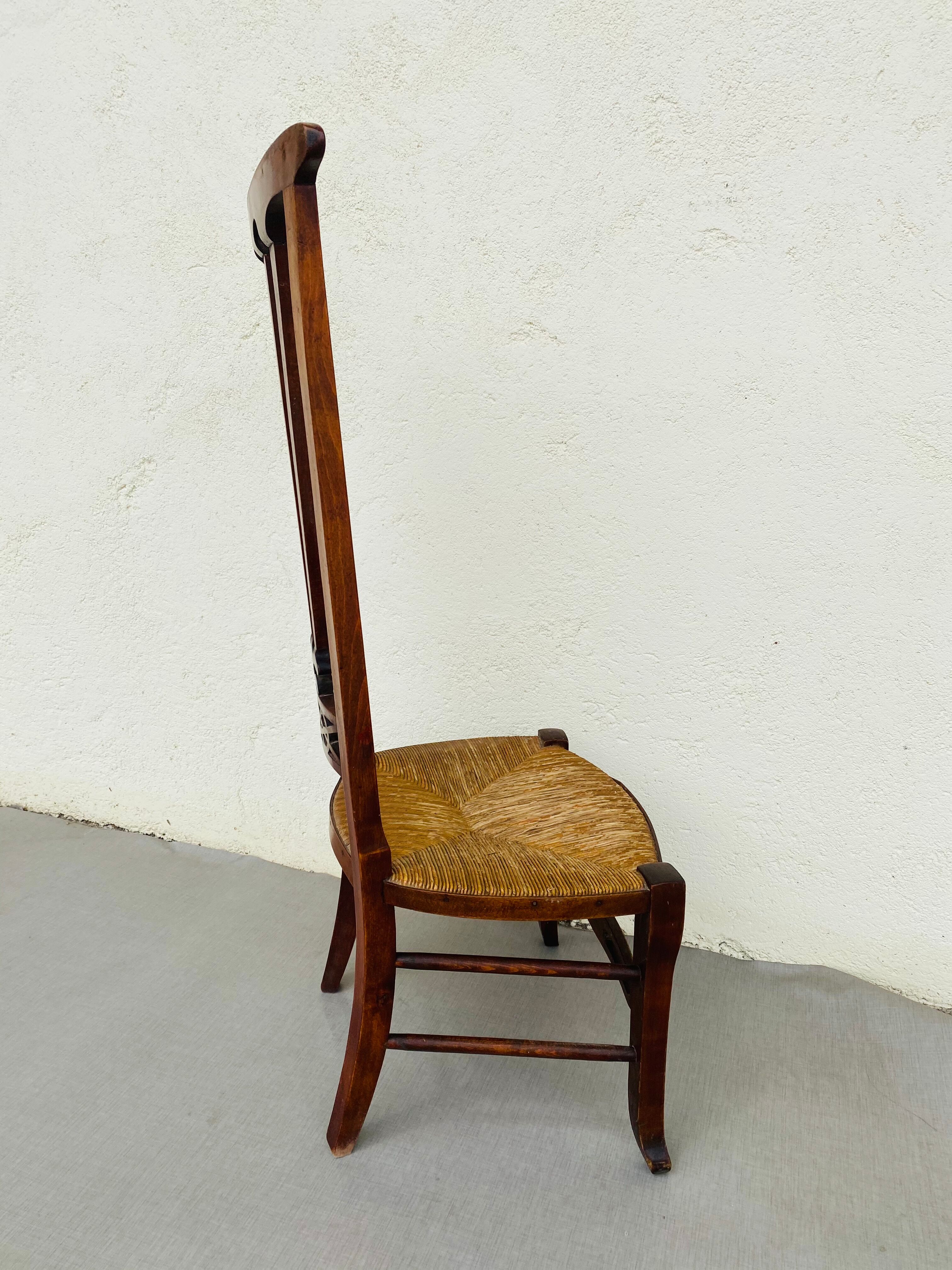 Art nouveau nurse chair