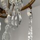 Lustre pampilles en cristal style Louis XVI, XXème