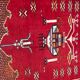 Tapis ancien marocain berbère  126x210 cm