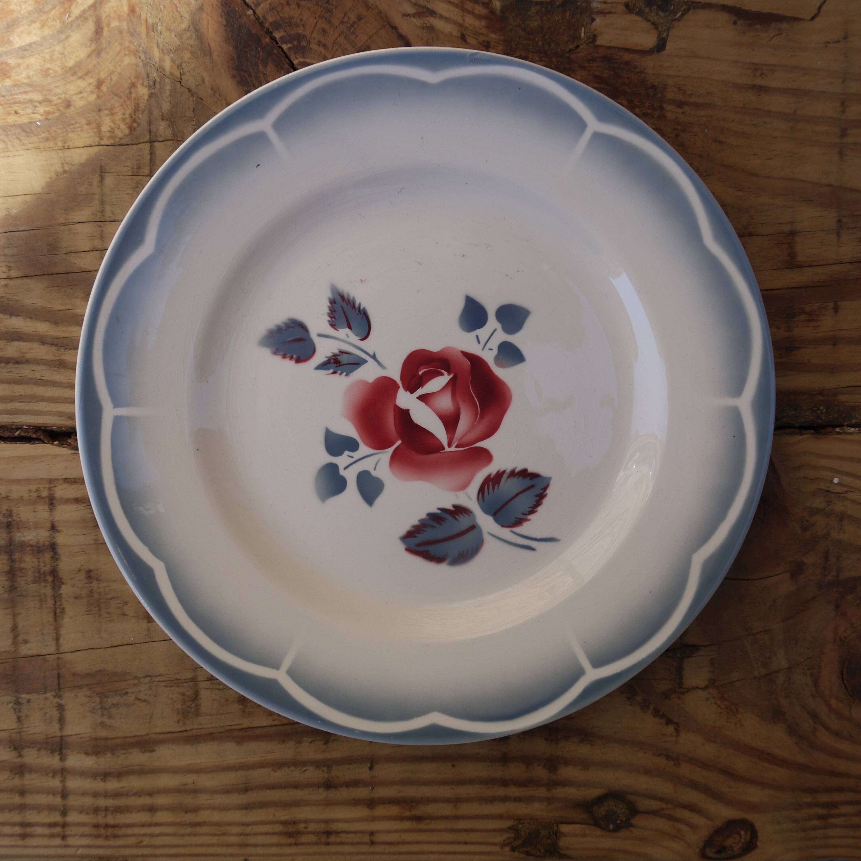 Six plates Digoin Magali