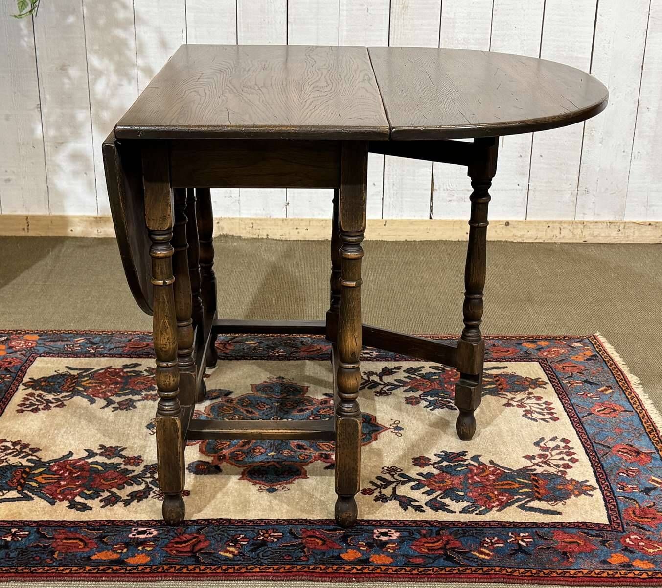 1950s oak gateleg table