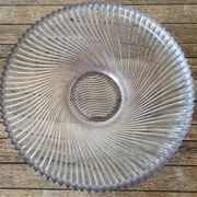Striated glass cut