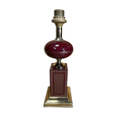 Old 70's lamp, "barber" design, lacquer and gilding, vintage