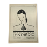 Authentic plastic advertising poster lentheric perfume