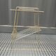 Gold sofa tip in perforated metal