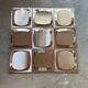 Set of 10 Space Age wall panels, 1970s