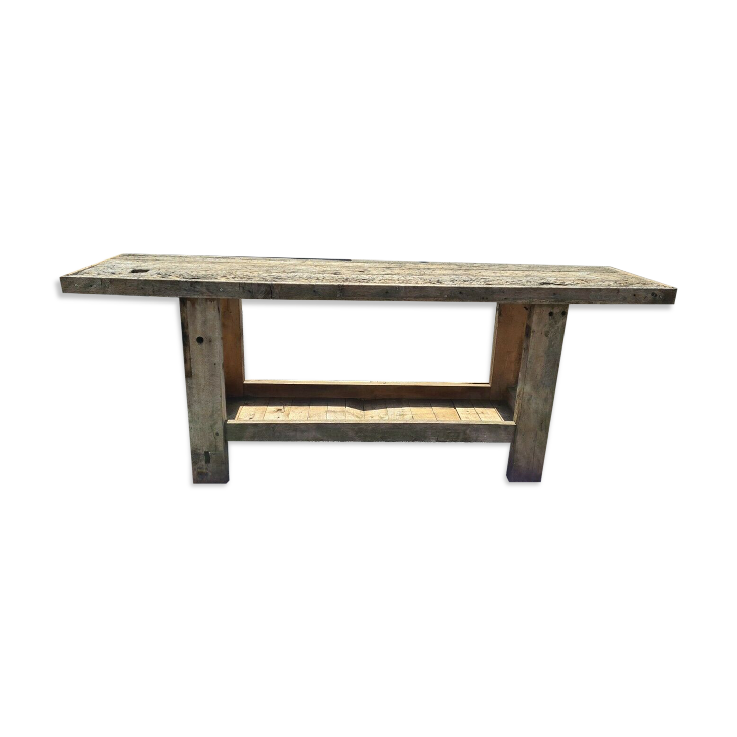 Wooden cabinetmaker's workbench