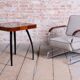 Bauhaus Double Suspension Chair in Oak by Halabala for Up Zavody, Czech, 1930s