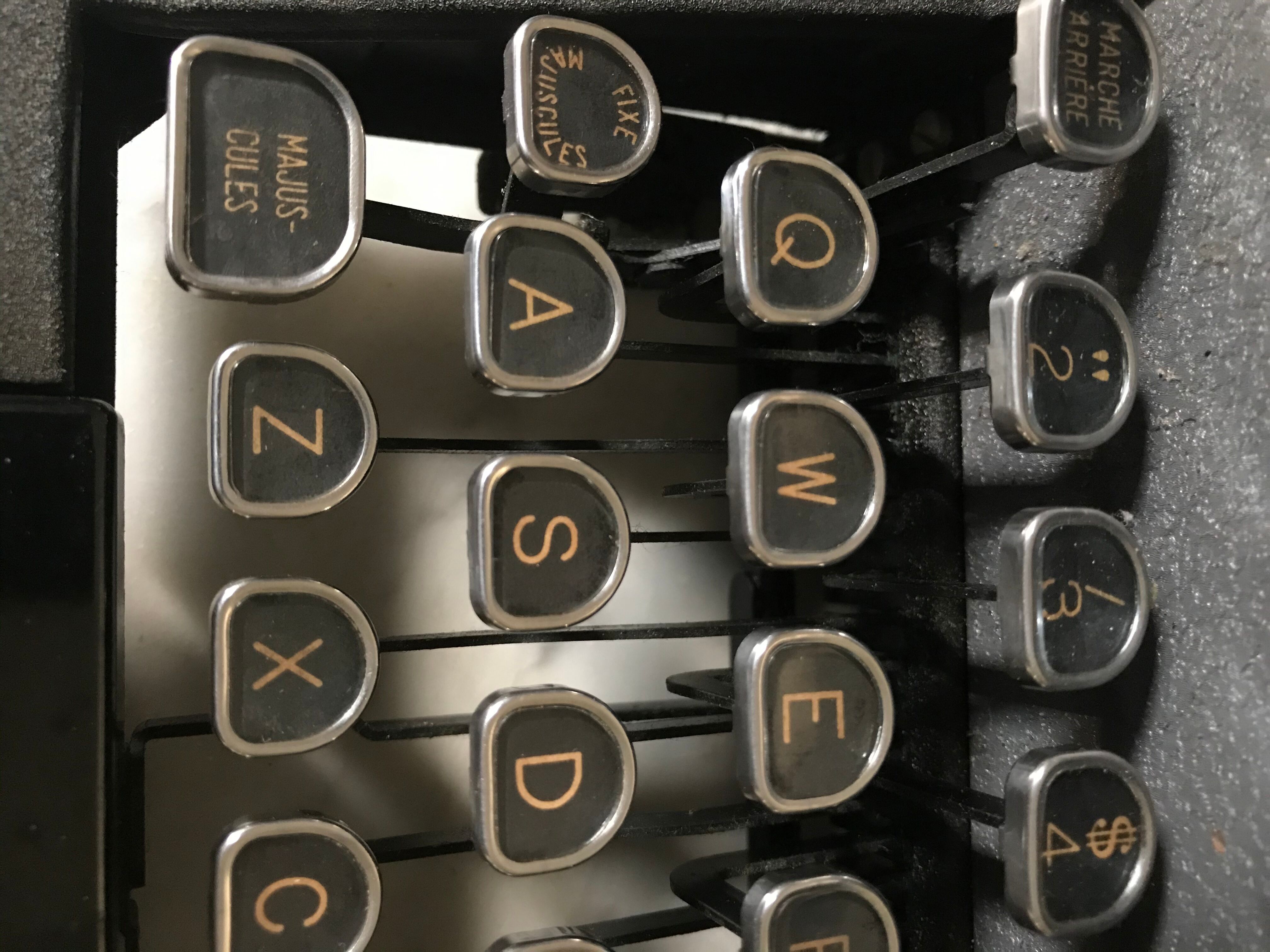 Royal typewriter, circa 1940