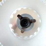 Glass and metal wall lights