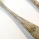 Set of mocha spoons, mid-century modern, silver-plated brass, D. Fraget, Poland, 1950s