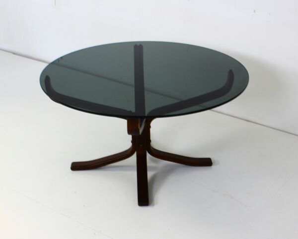 Table basse vintage Falcon par Sigurd Resell Norvège 1970