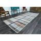 Vintage Turkish Oushak Handmade Wool Cotton Green Runner Rug 125x310