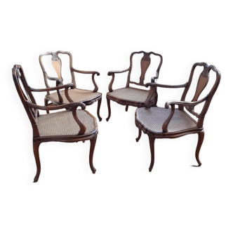 Set of 4 armchairs