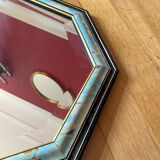Old blue and green mirror