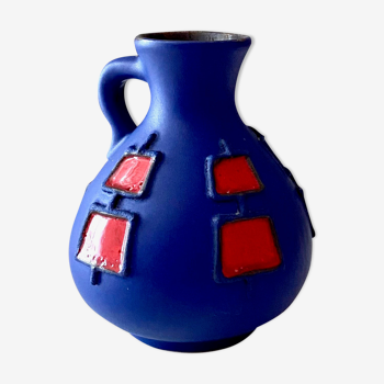 Schlossberg Keramik 73-15, Vase vintage, Poterie ouest-allemande, Intérieur de la maison