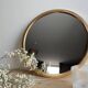 Vintage round gold mirror