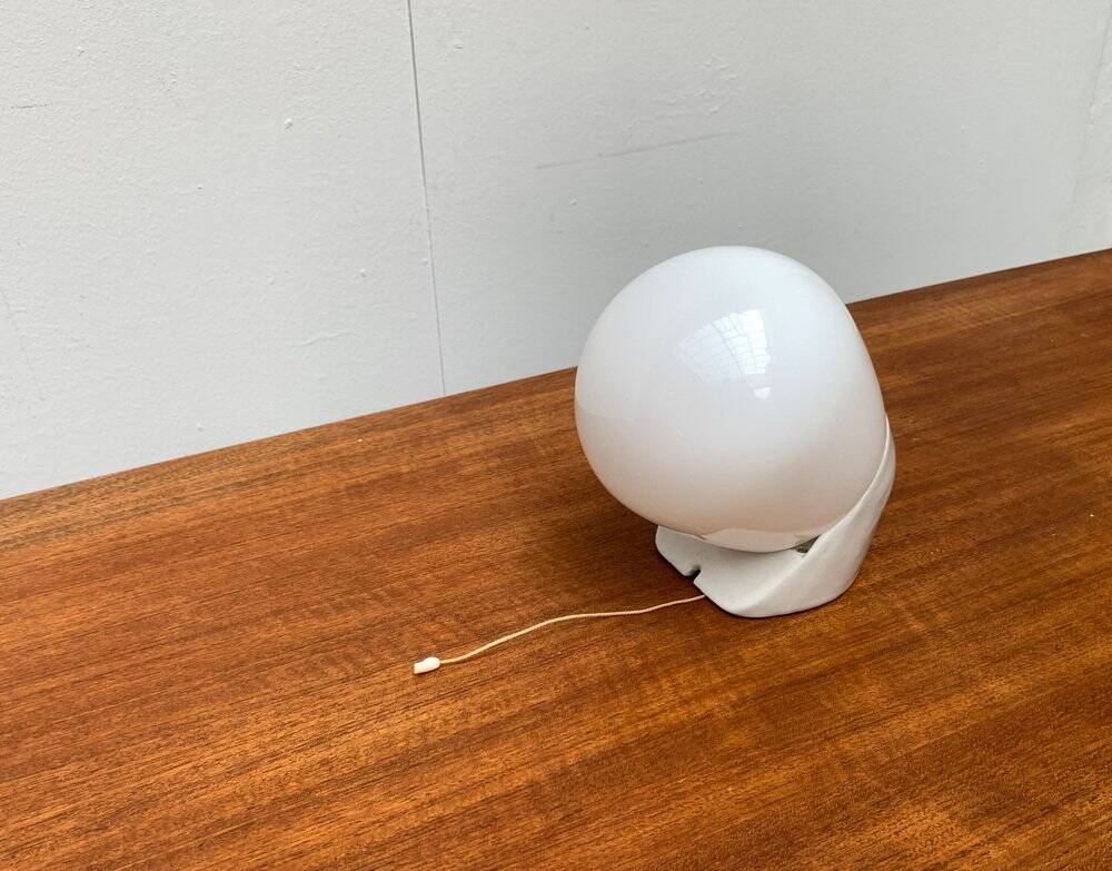 Applique murale allemande du milieu du siècle en verre et céramique par Wilhelm Wagenfeld pour Lindner