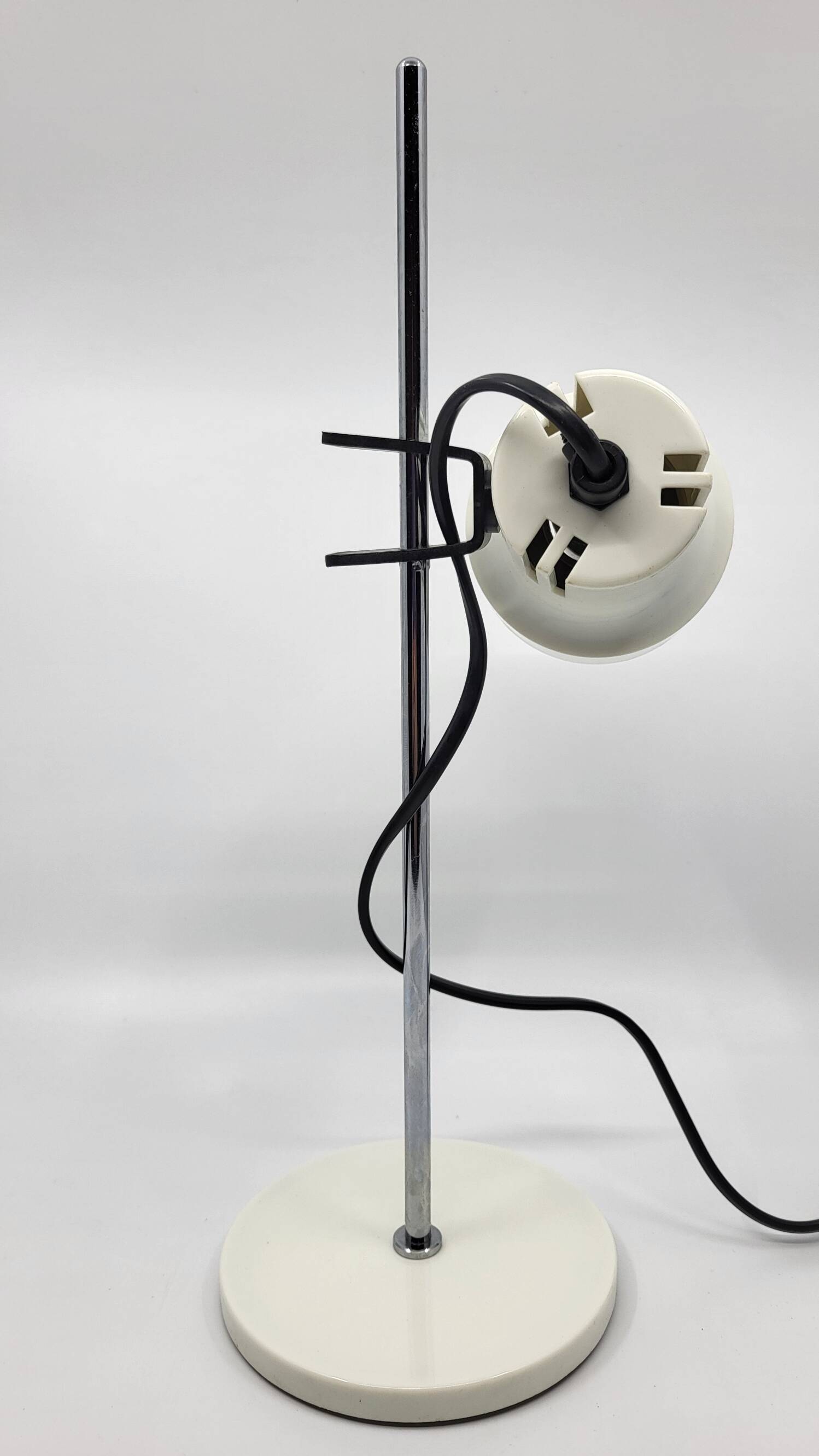 Adjustable table lamp signed white CGM 1970/80 Space Age, Mid Century, Vintage