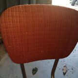 Set of 4 vintage velvet chairs