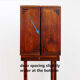 Meuble bar contemporain en bois