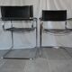 Paire de fauteuils type B34