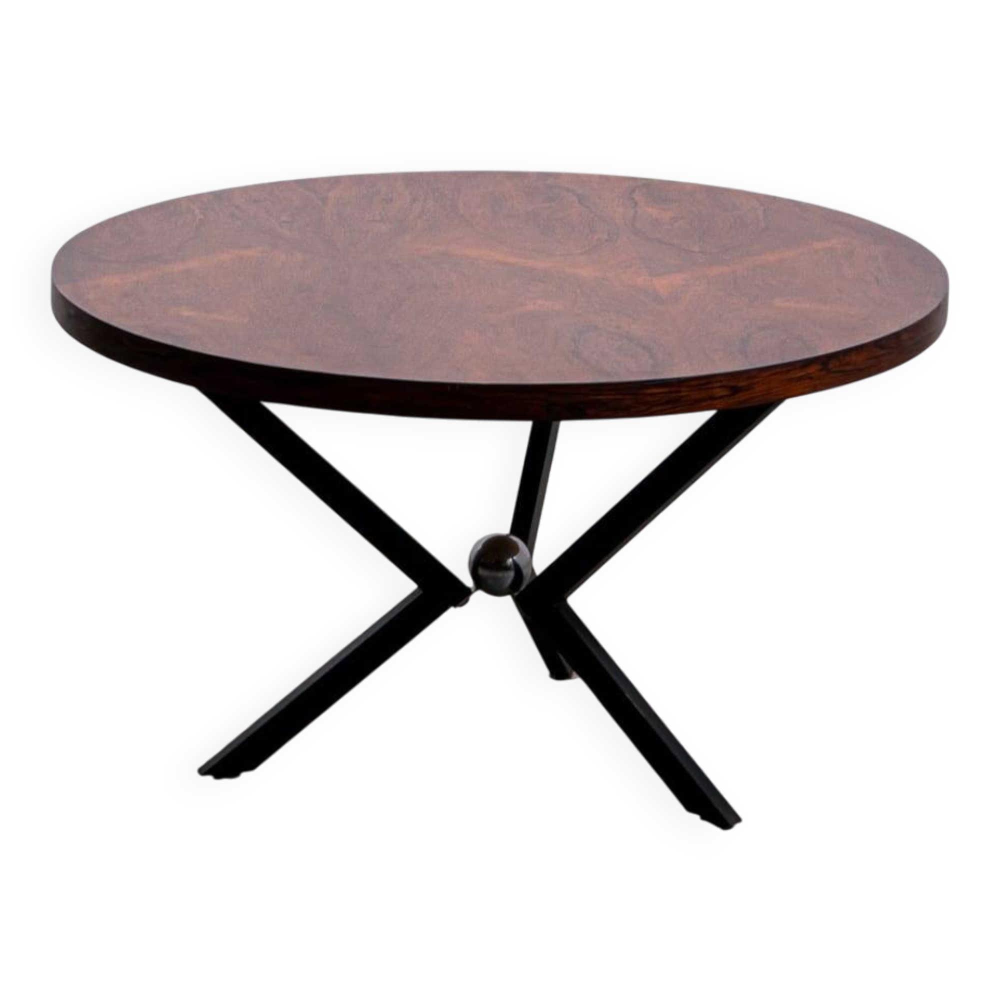 Round Pallisander coffee table circa 1950
