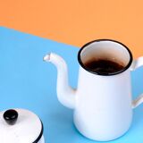 Vintage enamel teapot