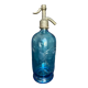Old blue glass siphon