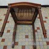 Ancienne Chaise Style Louis XVI Assise Cannée