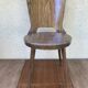 Former baumann model dove chair in wooden feet compass vintage