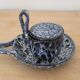 Pair of covered ceramic vintage trembler cups