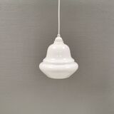 Small hanging lamp in opal glass, Danish and from the 1980s.