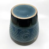 Large blue and green glazed ceramic planter • Ü Keramik • 1960-70