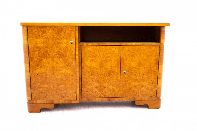 Art Deco chest of drawers from the 1930s/1940s, Poland