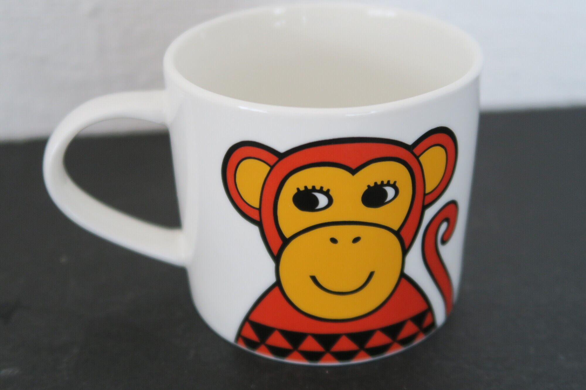 Set of 2 mugs or cups décor monkey design jane foster by make international 2016
