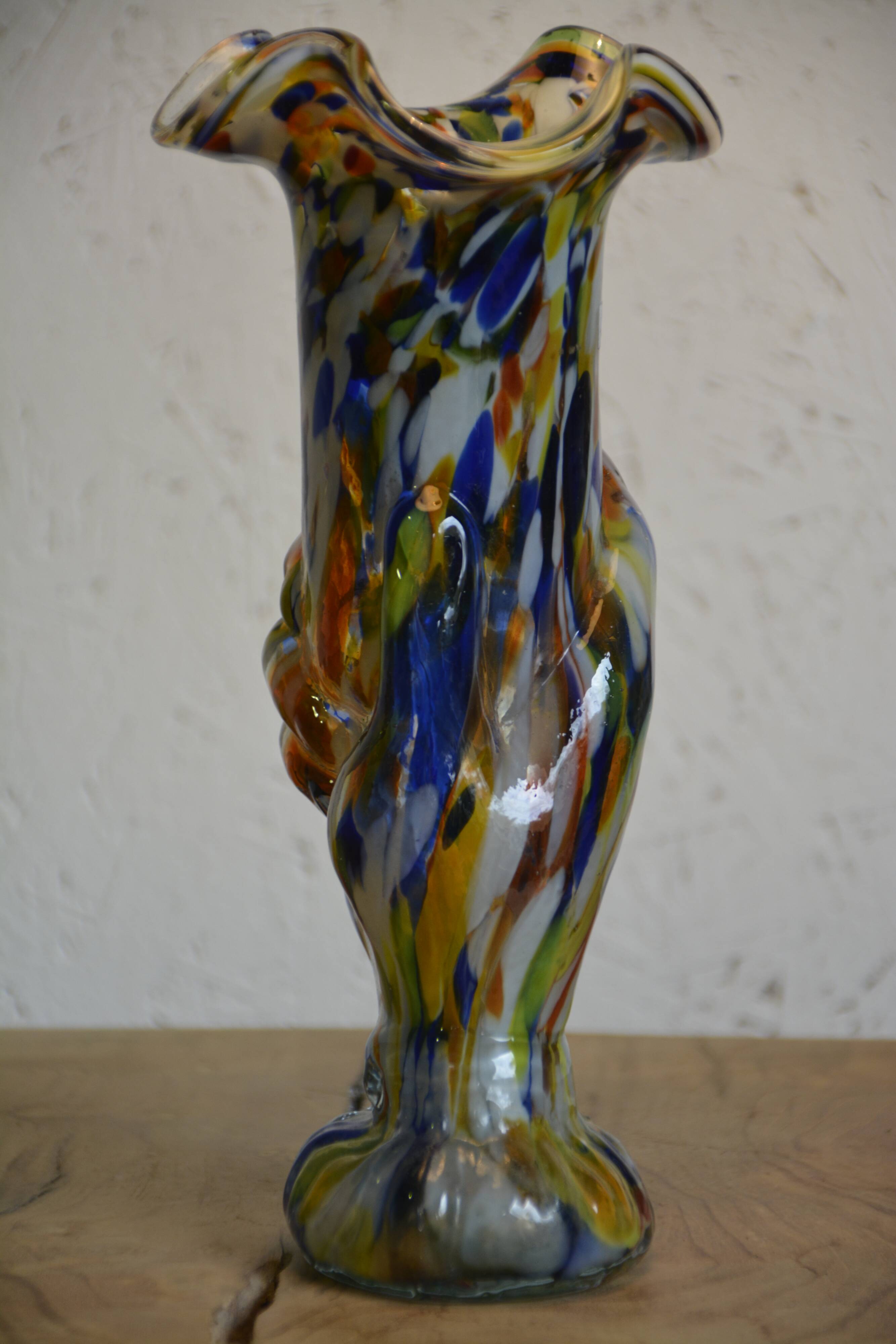 Hand-shaped vase
