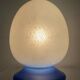 80s glass paste egg lamp