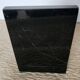 Geometric bookends in black marble and white stone – Art Deco style