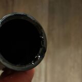 Long black contemporary vase