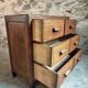 Vintage French Oak Chest of Drawers – 1930s, Solid Oak Storage Cabinet with Four Drawers