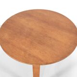 Pastoe round side table by Cees Braakman in oak