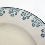 Assiette / plat Terre de fer Digoin fin XIXème