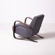 Pair of H-269 Jindrich Halabala lounge chairs, Czechoslovakia, circa 1950