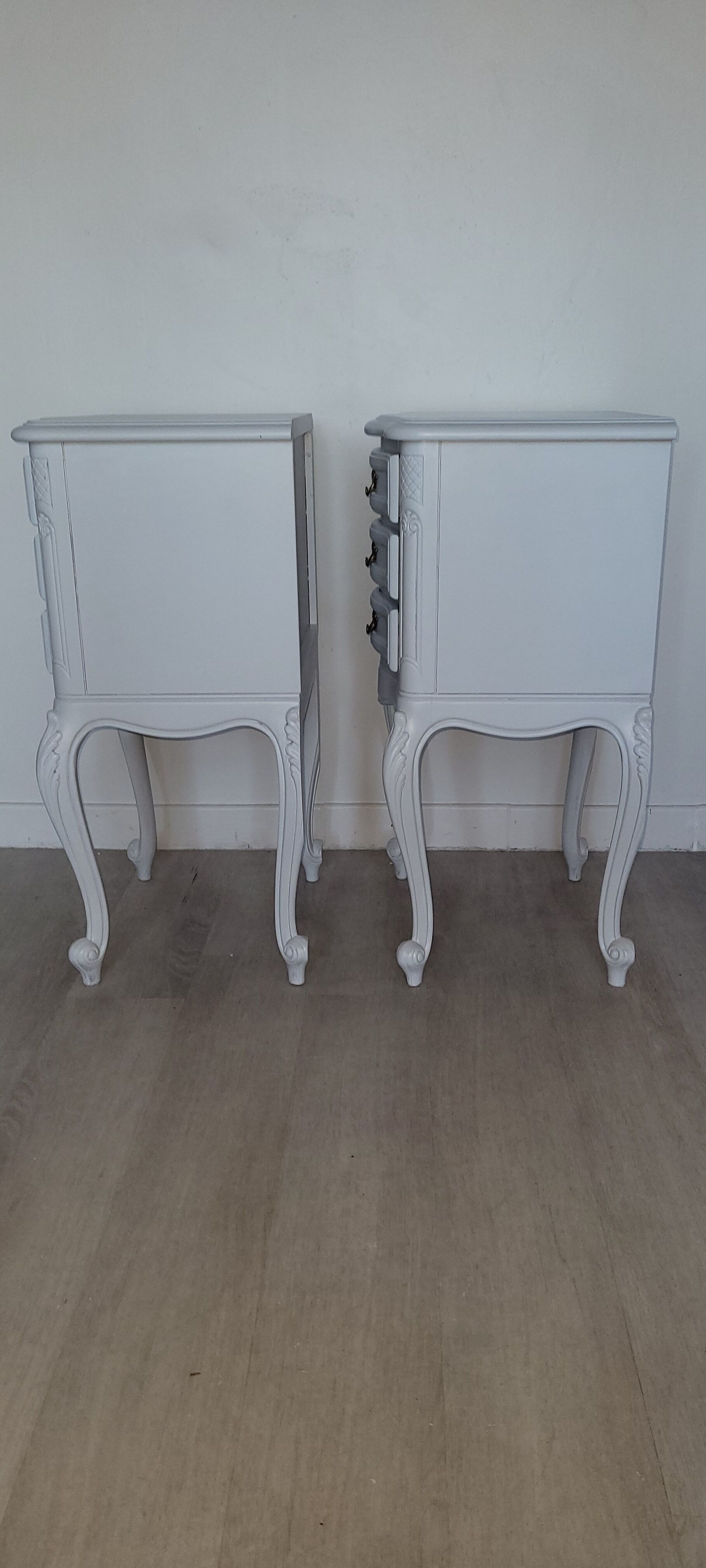 Louis XV style bedside tables