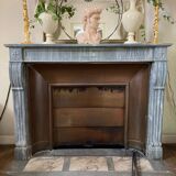 Fireplace style Louis XVI gray marble