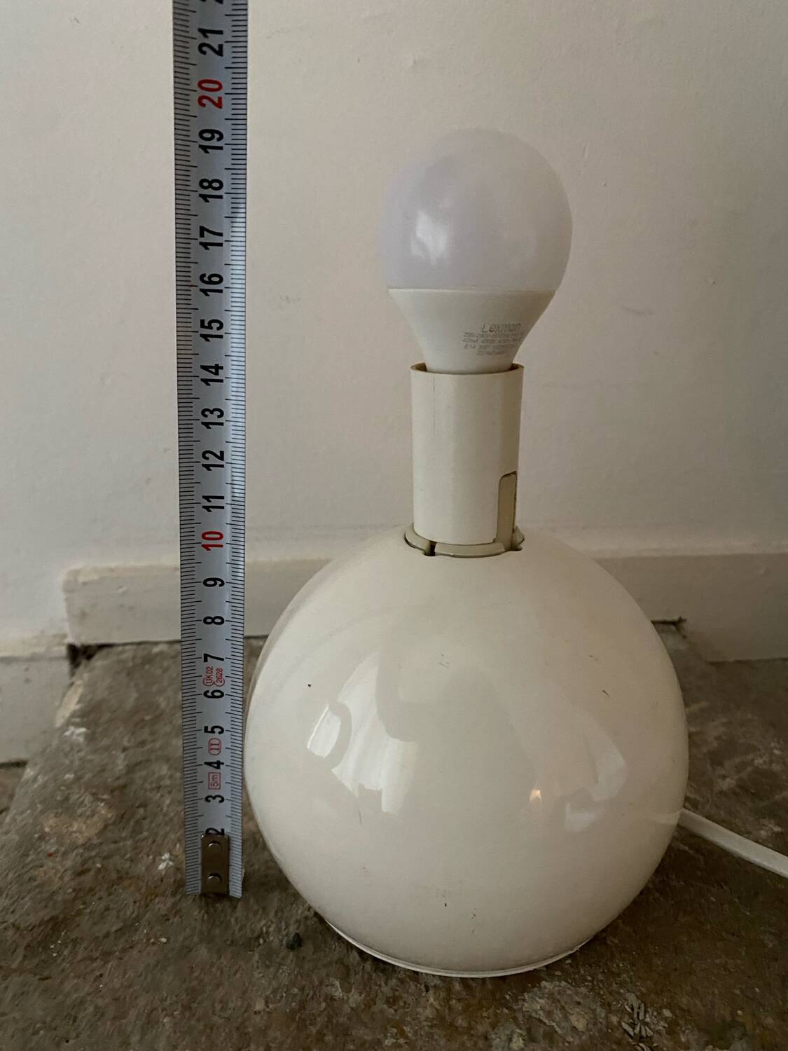 Vintage IKEA ball floor lamp