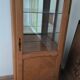 Antique solid wood display cabinet